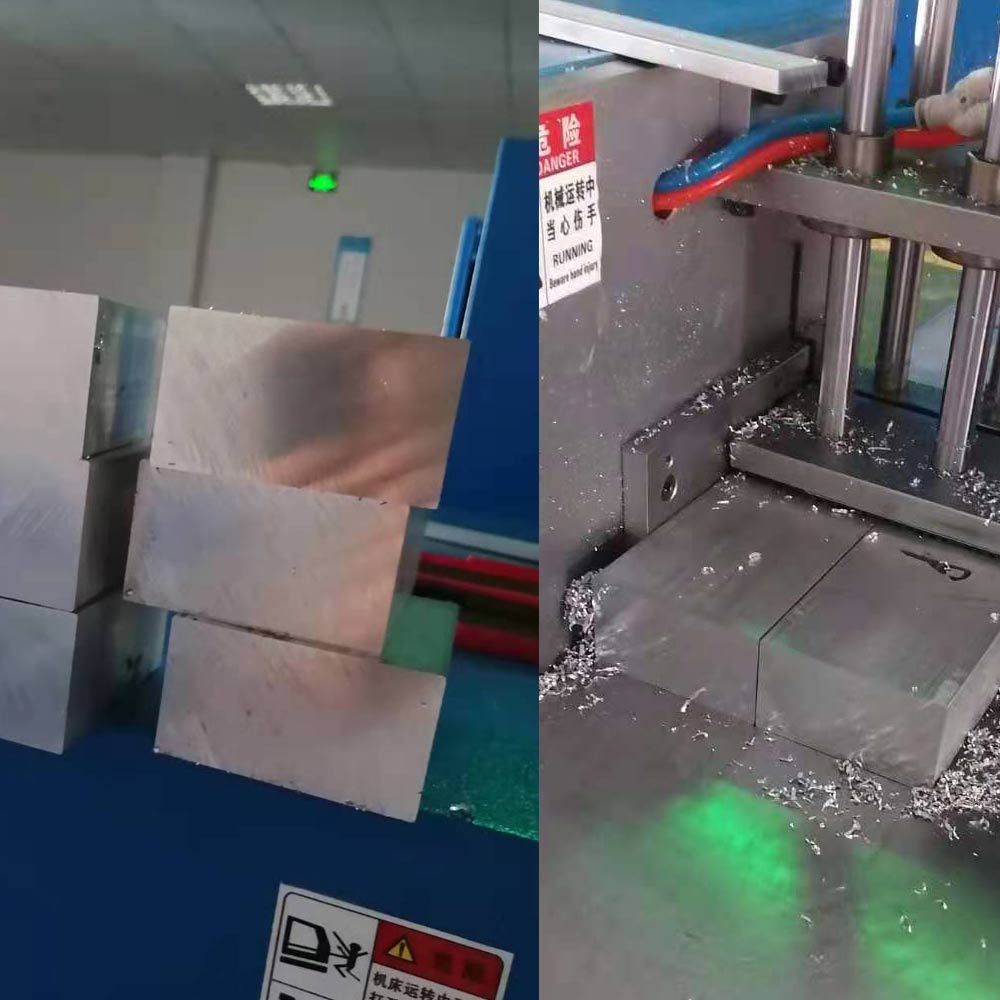 【無錫】用上半自動切鋁機SDY-B400L對比帶鋸床提高效率,提高產品光潔面