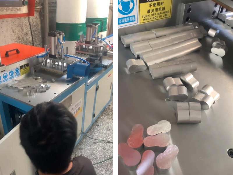 高精密全自動切鋁機鋸切汽車零部件，“穩”“準”“快