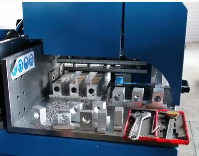 【山東】分離式鋁型材切割機用于軸承座切割，客戶對比多家選擇我司