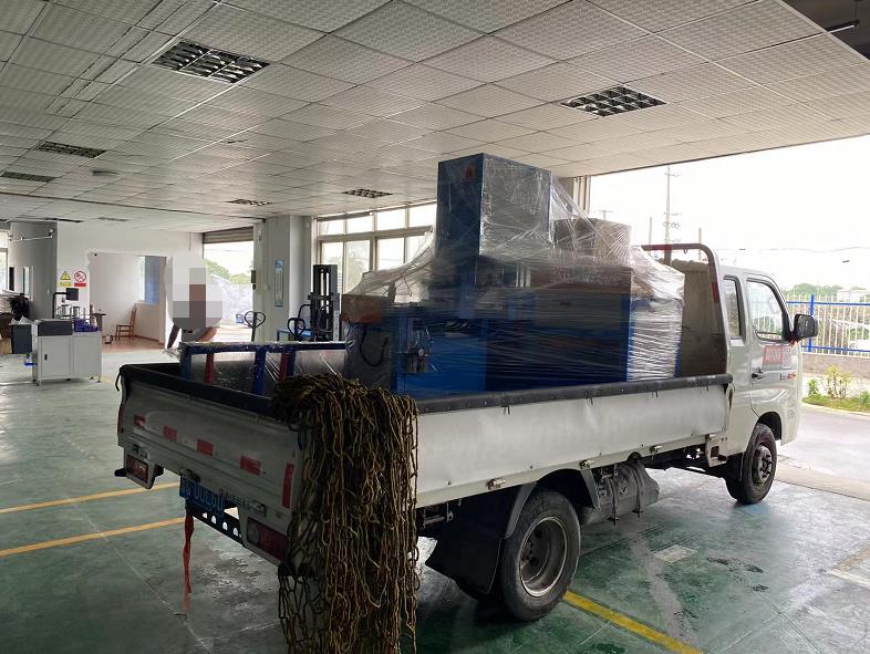 【寧波】高精密全自動切鋁機SDY-Q450,客戶用來切割散熱器,出庫走起!!